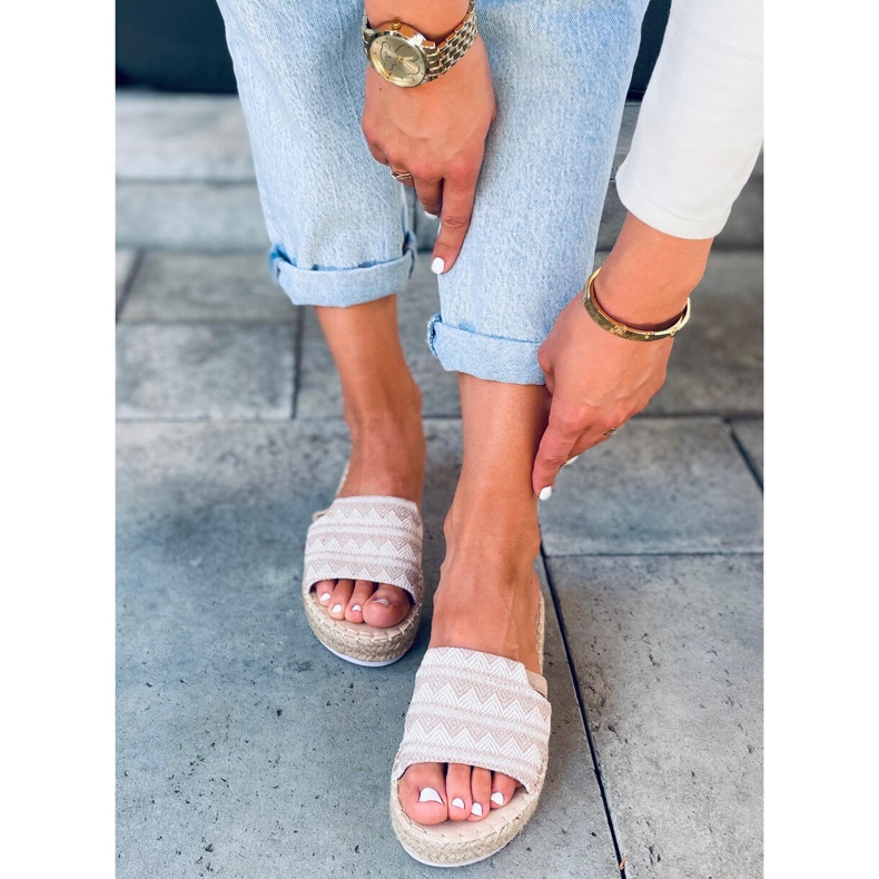 PA1 Alpargatas femininas Nour Beige bege 1