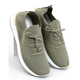 Tênis esportivo Bello Green meia verde 1