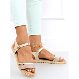 Sandálias femininas Tenda Gold dourado 1