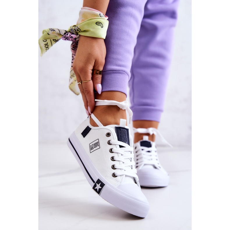 Tênis Baixo Clássico Big Star JJ274255 Branco 1