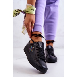 Tênis de couro Star Big Star JJ274243 Preto 1