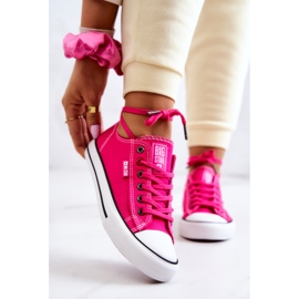 Tênis baixo feminino Big Star JJ274A005 Fuchsia rosa 2