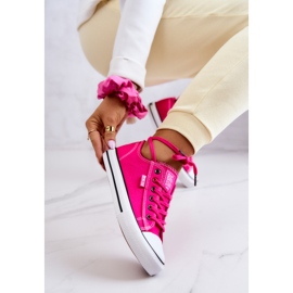 Tênis baixo feminino Big Star JJ274A005 Fuchsia rosa 1