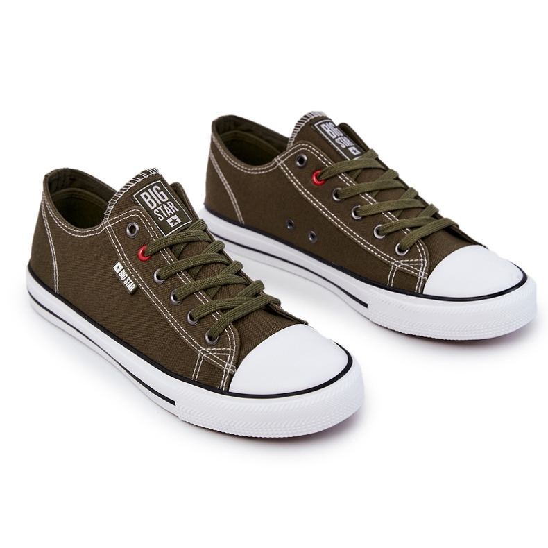 Tênis baixo masculino Big Star JJ174383 Cáqui 2