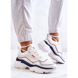 Tênis esportivo feminino Big Star JJ274A116 Branco 2