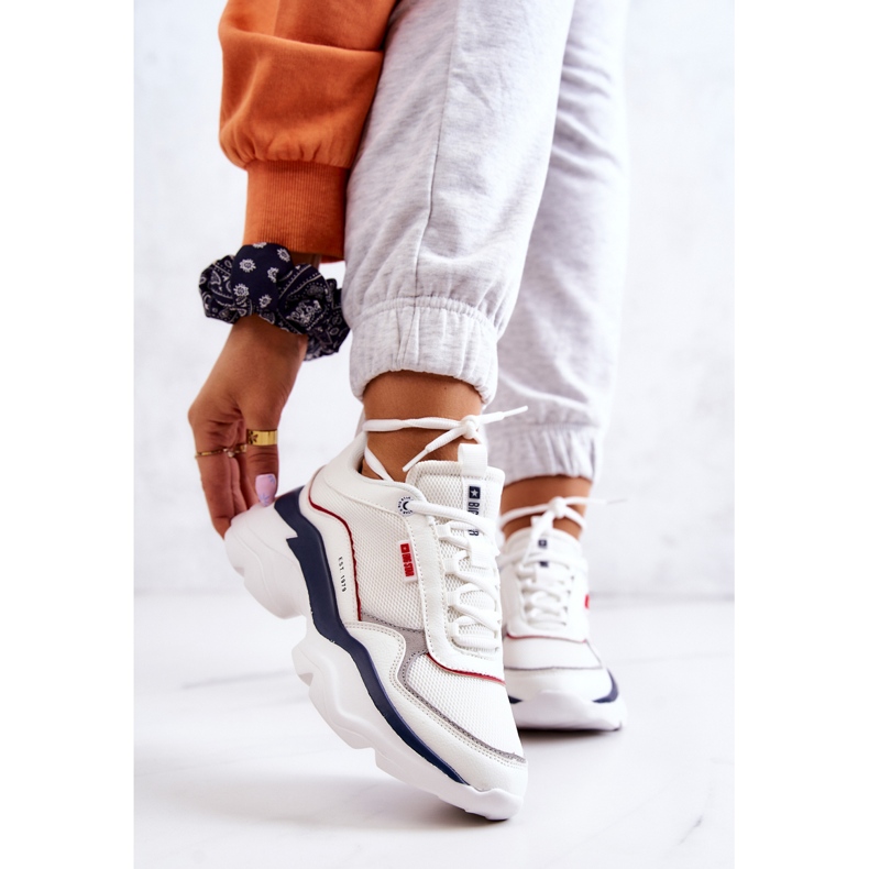 Tênis esportivo feminino Big Star JJ274A116 Branco 1