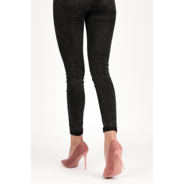 Salto de camurça VICES rosa 2