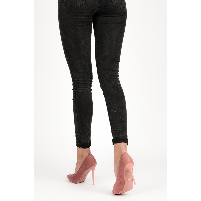 Salto de camurça VICES rosa 2