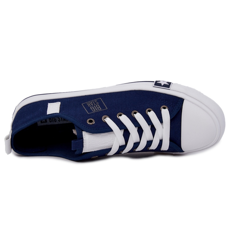 Tênis baixo masculino Big Star JJ174138 Azul Marinho 1