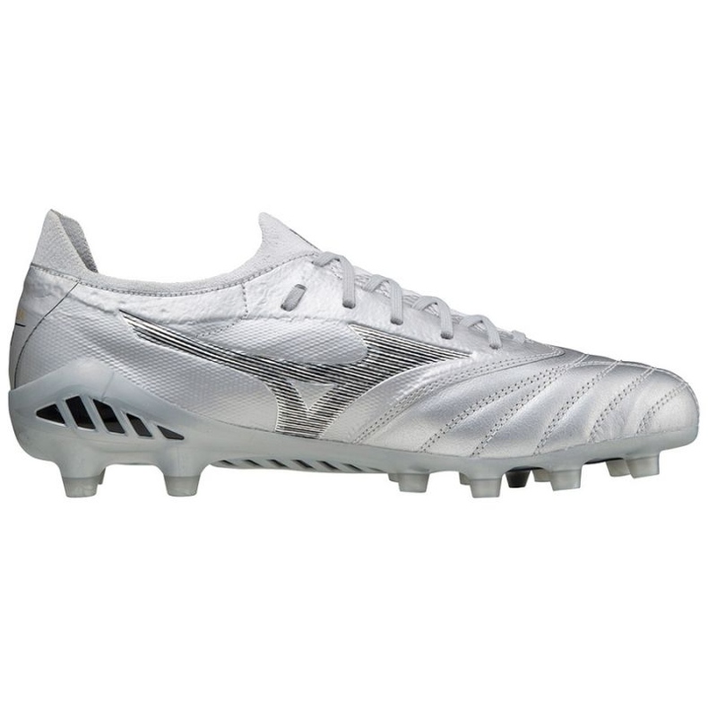 Chuteiras de futebol Mizuno Morelia Neo Iii ß Elite Md M P1GA219103 cinza prata 1