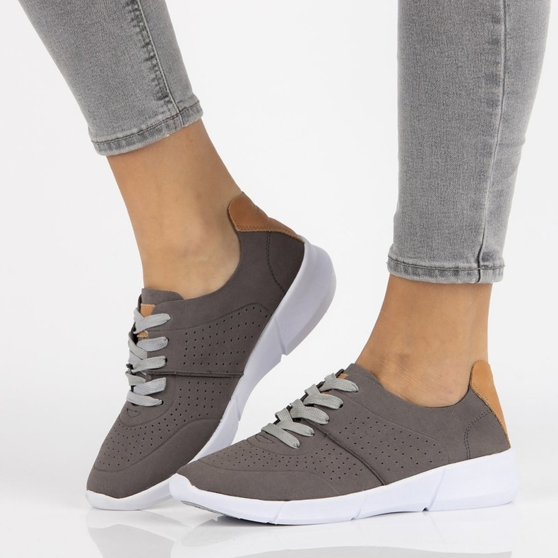 Sapatos Filippo DP067 / 18 Gr cinza 2