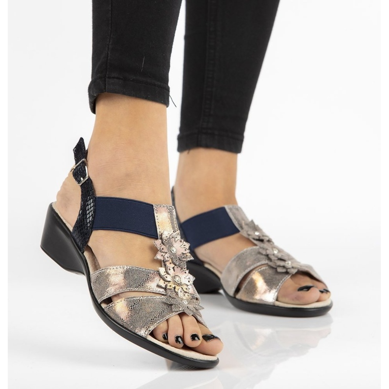 Sandálias Filippo DS062 / Cobre 18 Cobre azul marinho multicolorido 1