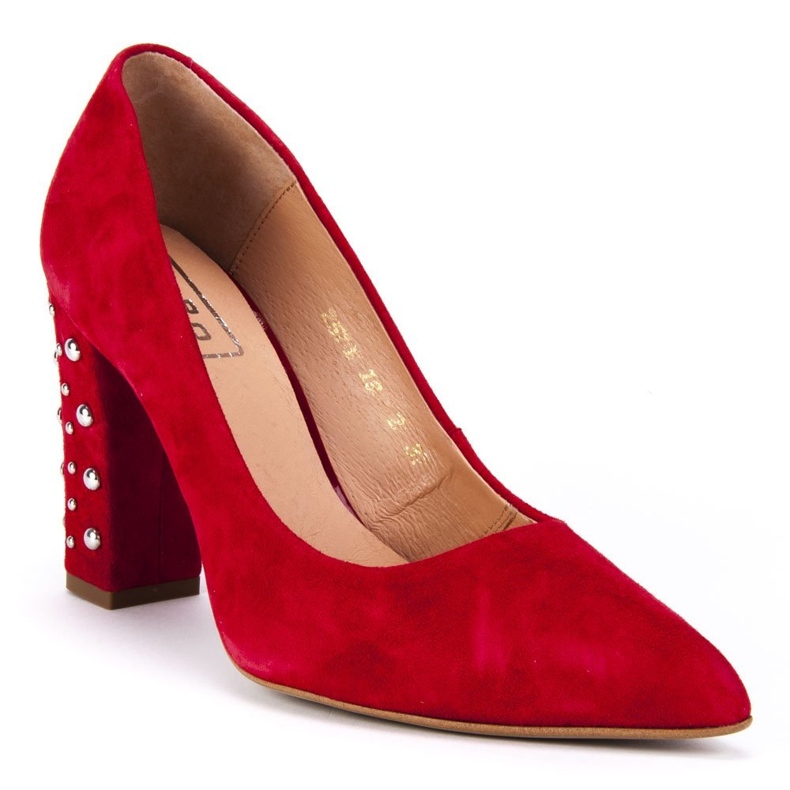Bombas Filippo 2571 / J Velour Red vermelho 1