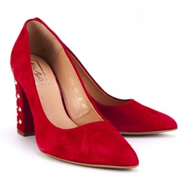 Bombas Filippo 2571 / J Velour Red vermelho 2