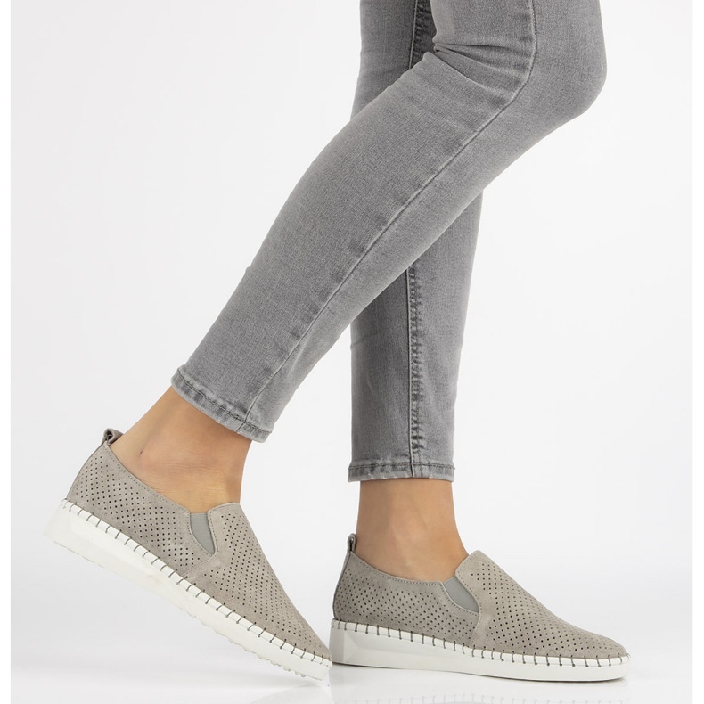 Sapatos FILIPPO DP063 / 19 Gr Cinza azul marinho 1