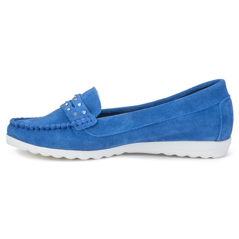Mocassim azul Filippo 10092 W. 2