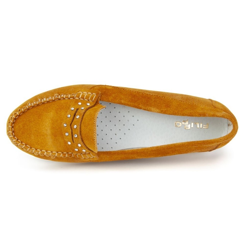 Mocassim Filippo 10092 W. Mostarda amarelo 2