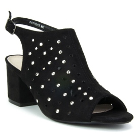 Sandálias pretas Filippo DS770 / 19 Bk preto 1