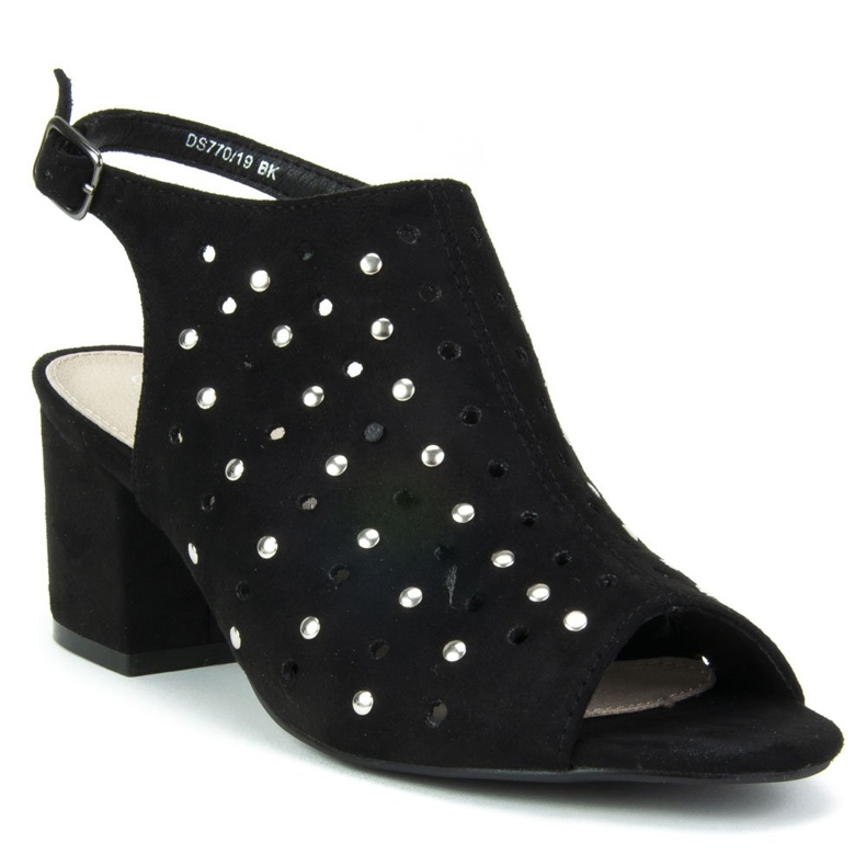 Sandálias pretas Filippo DS770 / 19 Bk preto 1