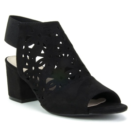 Sandálias pretas Filippo DS771 / 19 Bk preto 1