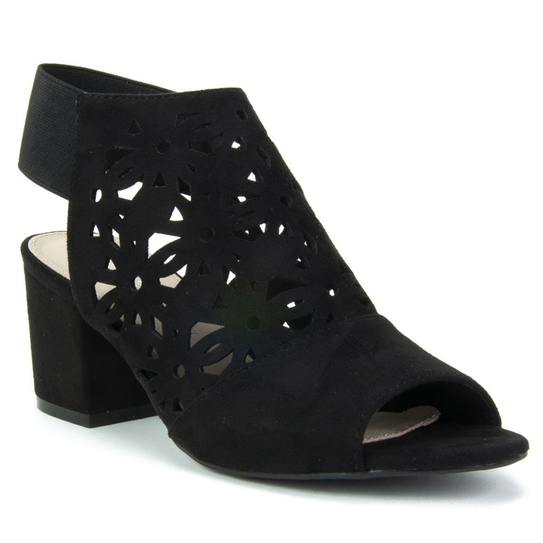 Sandálias pretas Filippo DS771 / 19 Bk preto 1