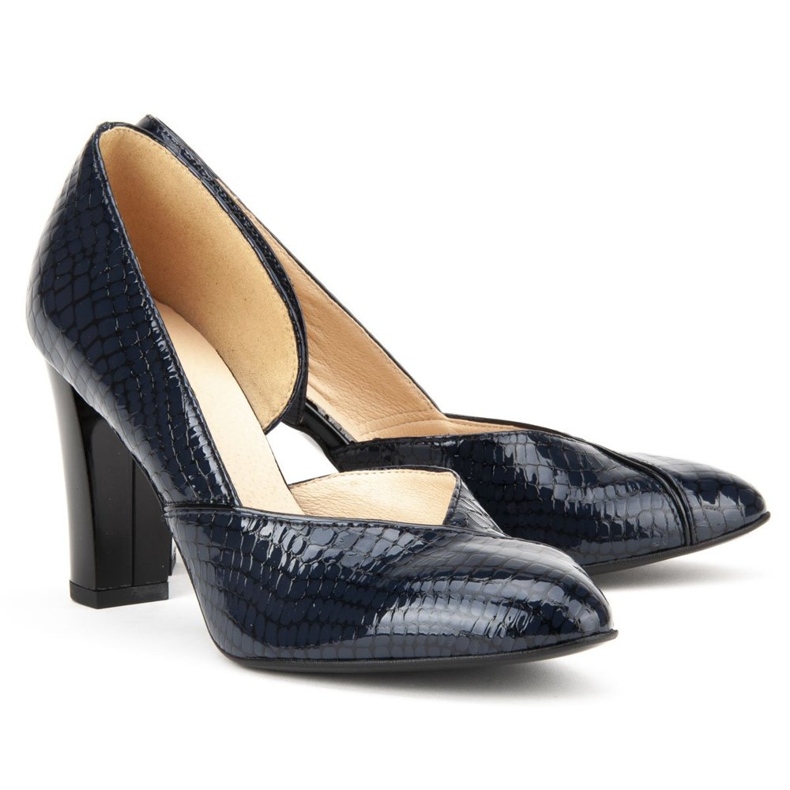 Vaivém Filippo F280 Granat Crocodile azul marinho 2