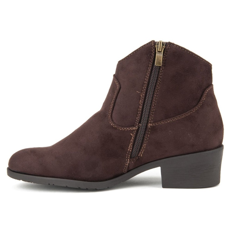 Botas castanhas escuras Filippo DBT1046 / 19 Dbr bege castanho 2