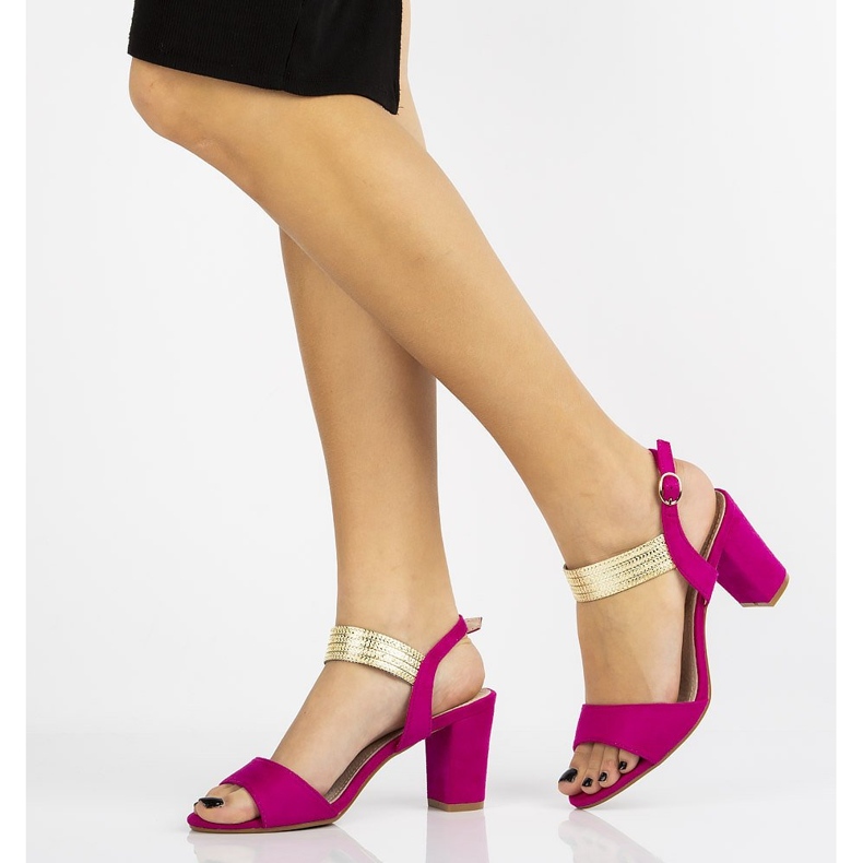 Sandália de salto alto Filippo DS817 / 20 Fh rosa 1 Sandália de salto alto Filippo DS817 / 20 Fh rosa 1