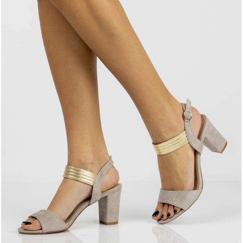 Sandália Filippo DS817 / 20 Gr Cinza 1