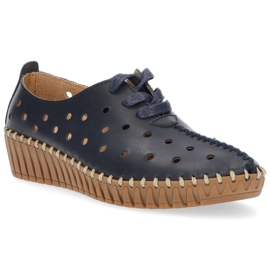 Sapatos de couro Filippo DP1230 / 20 Nv azul marinho azul-marinho 2