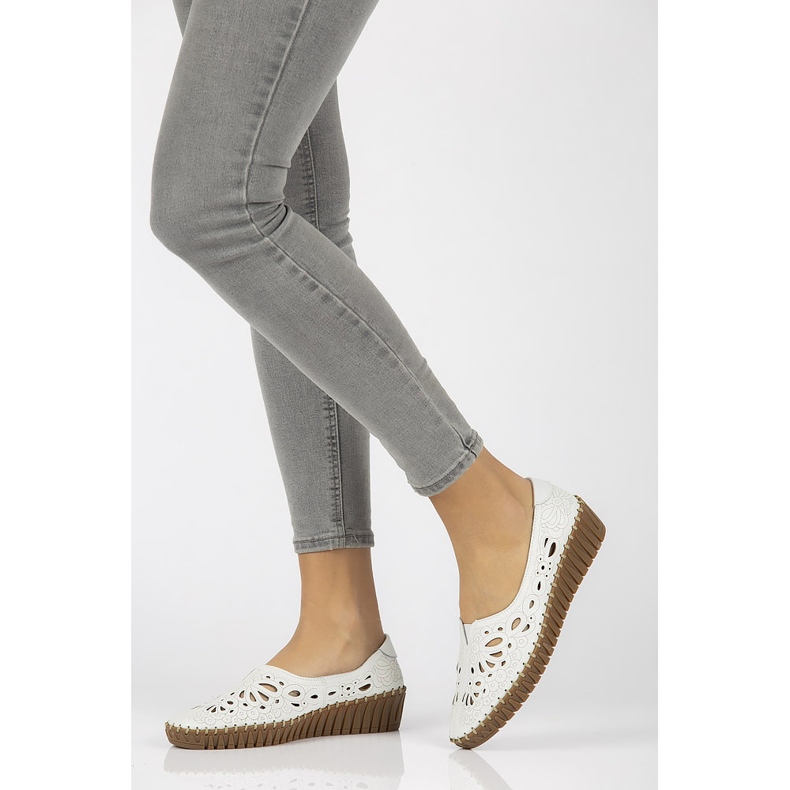 Sapato baixo branco Filippo DP1229 / 20 Wh 1