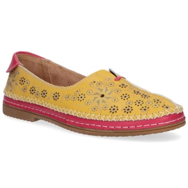 Sapatos de couro Filippo DP1224 / 20 Yl Amarelo 2