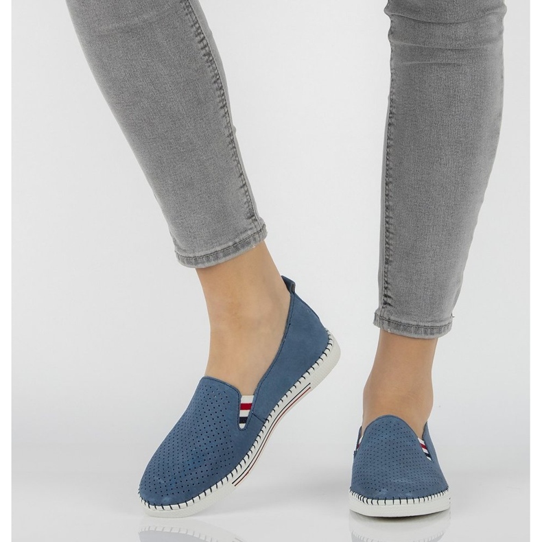 Sapatos de couro FILIPPO DP1272 / 20 Bl azul 1