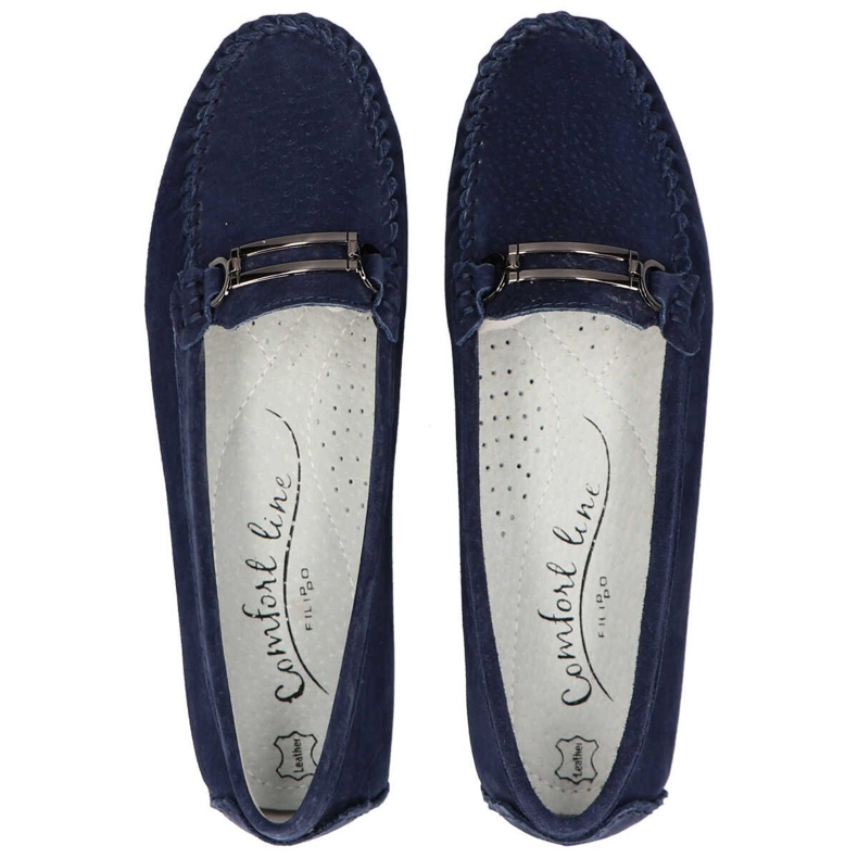 Sapatos Filippo DP1202 / 20 Nv Navy azul marinho 2