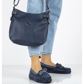 Mocassim de couro Filippo DP1200 / 20 Nv azul marinho azul-marinho 1