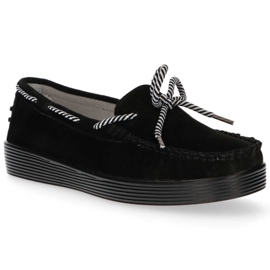 Sapatos de couro Filippo DP1200 / 20 Bk preto 2