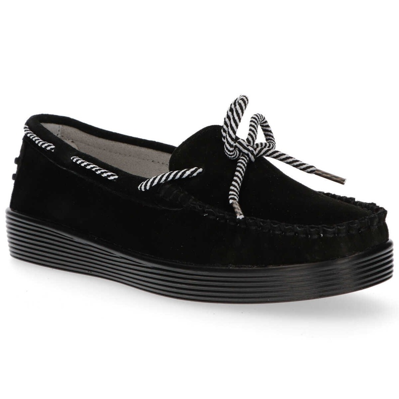 Sapatos de couro Filippo DP1200 / 20 Bk preto 2