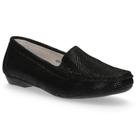 Mocassins de couro Filippo DP005 / 20 Bk preto 1