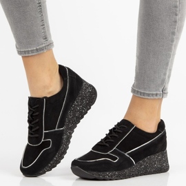 Sapatos de couro Filippo DP943 / 20 Preto 1