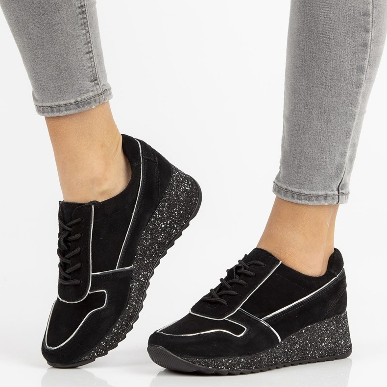 Sapatos de couro Filippo DP943 / 20 Preto 1