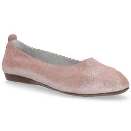 Bailarinas de couro Filippo DP1337 / 20 Pi rosa 2