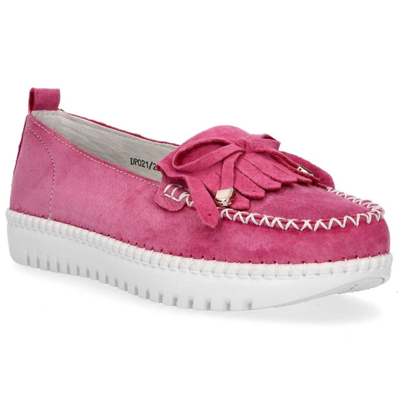 Sapatos de couro Filippo DP021 / 20 Fh rosa 2