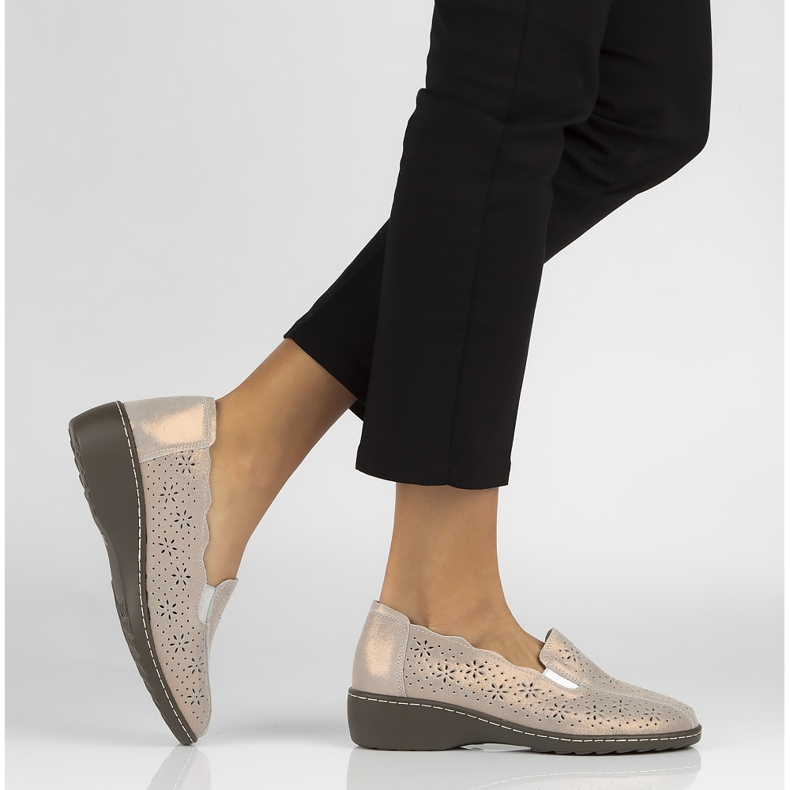 Sapatos Filippo DP754 / 20 Go Gold rosa dourado amarelo 2