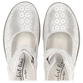 Sapatos Filippo DP1319 / 20 Si Silver prata cinza 1