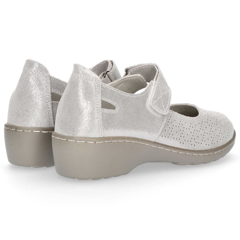 Sapatos Filippo DP1319 / 20 Si Silver prata cinza 2