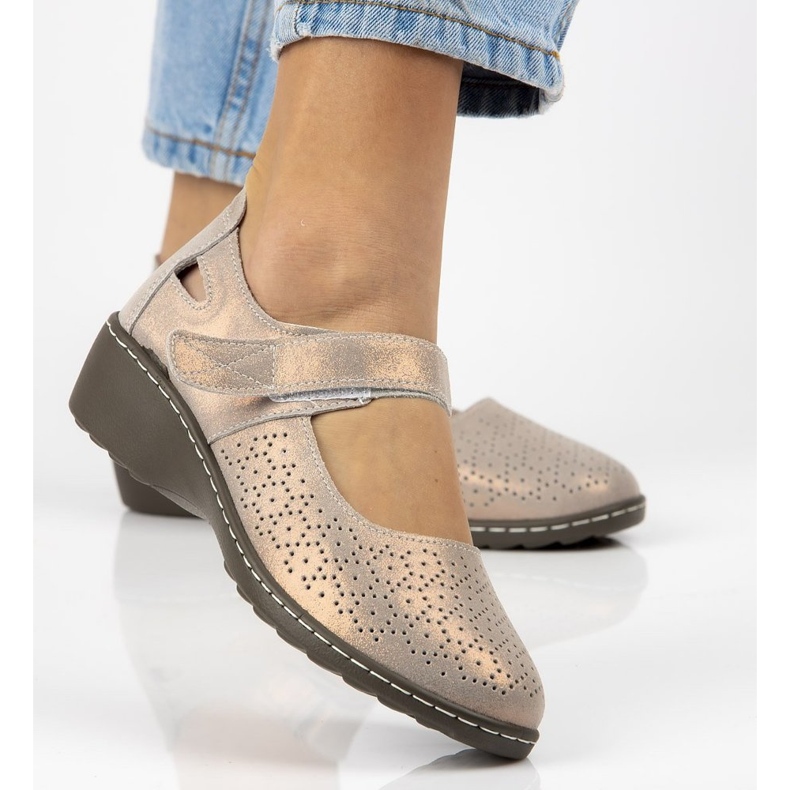 Sapatos de couro Filippo DP1319 / 20 Go golden dourado 1 Sapatos de couro Filippo DP1319 / 20 Go golden dourado 1