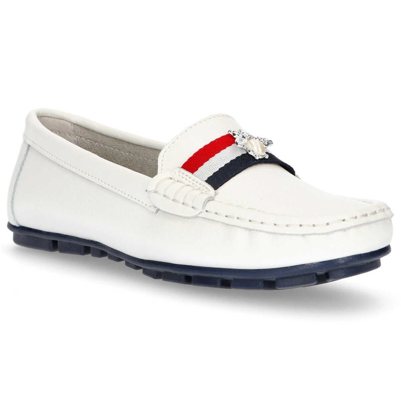 Mocassim de couro Filippo DP1406 / 20 Wh branco 1