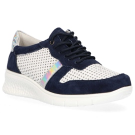 Sapatos Filippo DP1389 / 20 Wh Nv Branco Marinho azul marinho amarelo 2