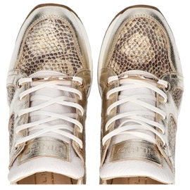 Sapatos Brancos Filippo 460 Golden R2 dourado 1