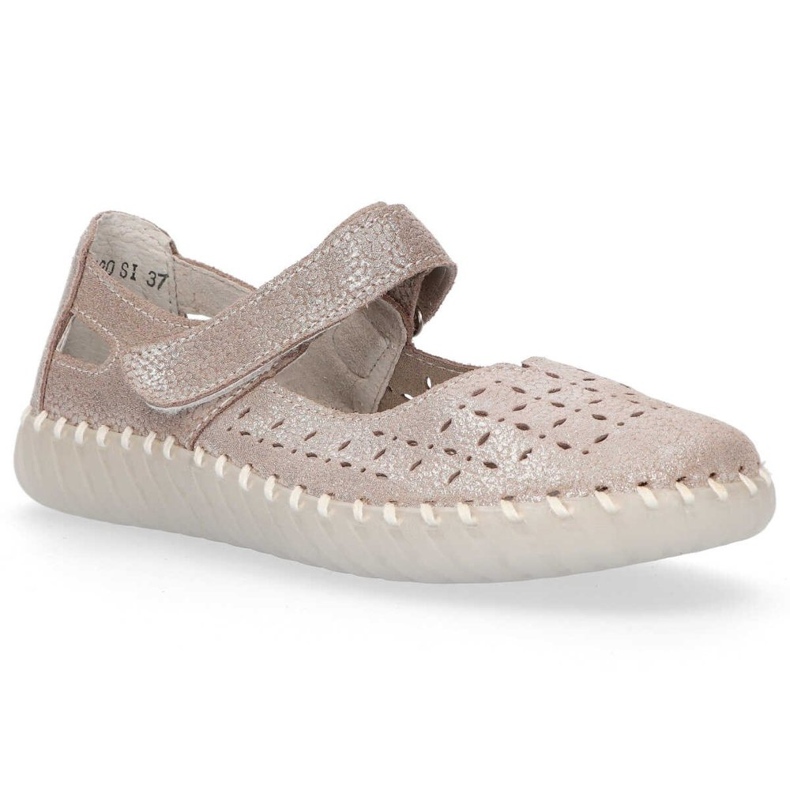 Sapatos de couro Filippo DP1262 / 20 Si prata 2